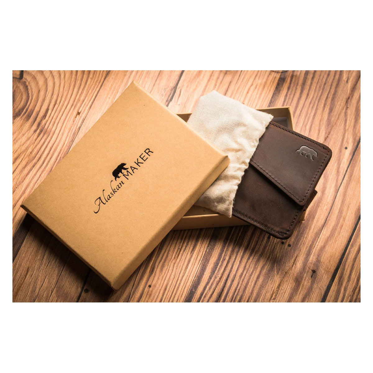 HANDY Leather extra flat wallet