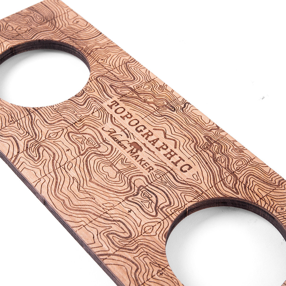 Display stand for set of 2 TOPOGRAPHIC spirit glasses