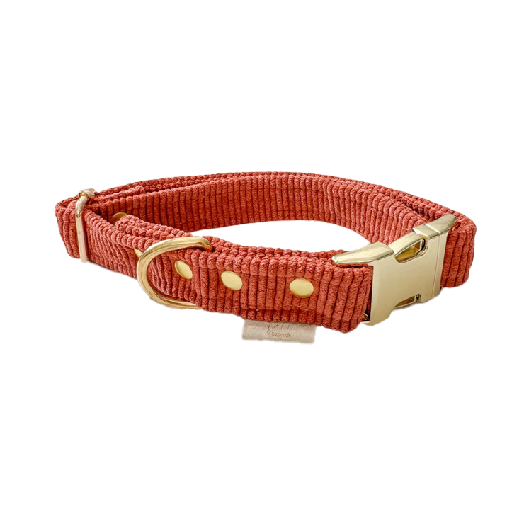 Red velvet clip necklace
