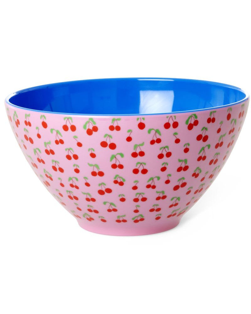 Saladier- Bleu Intérieur Rose - Cherry Love