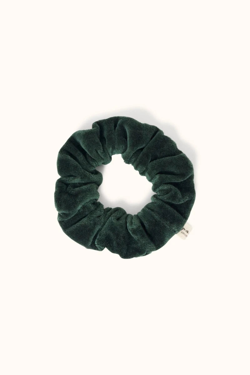 Small chouchou Velours Vert