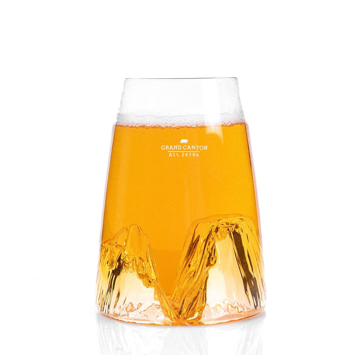 Topographic design glass: Grand Canyon