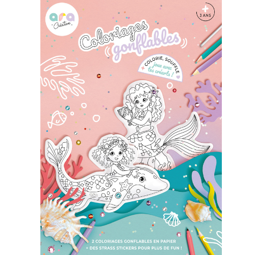 Coloriages gonflables - Sirènes