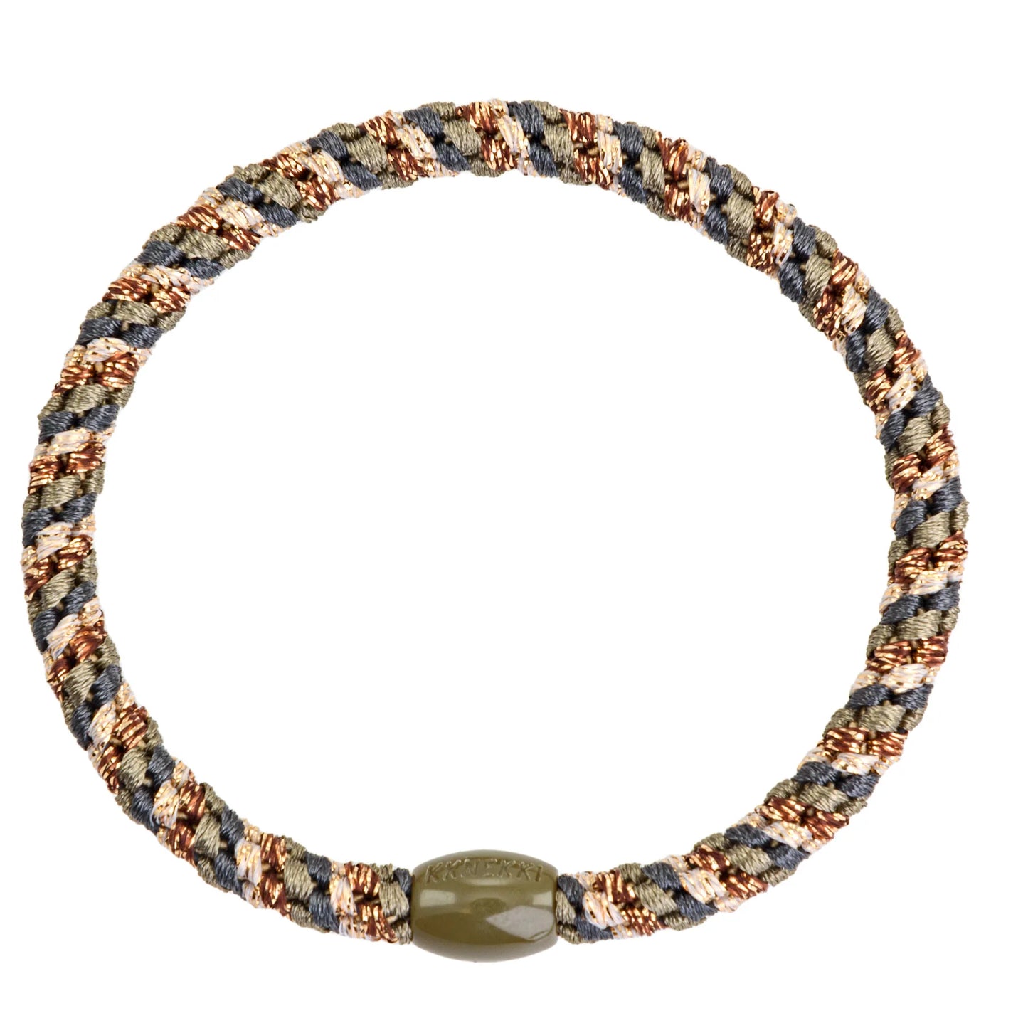 Élastique cheveux SLIM Mix Camo Gold