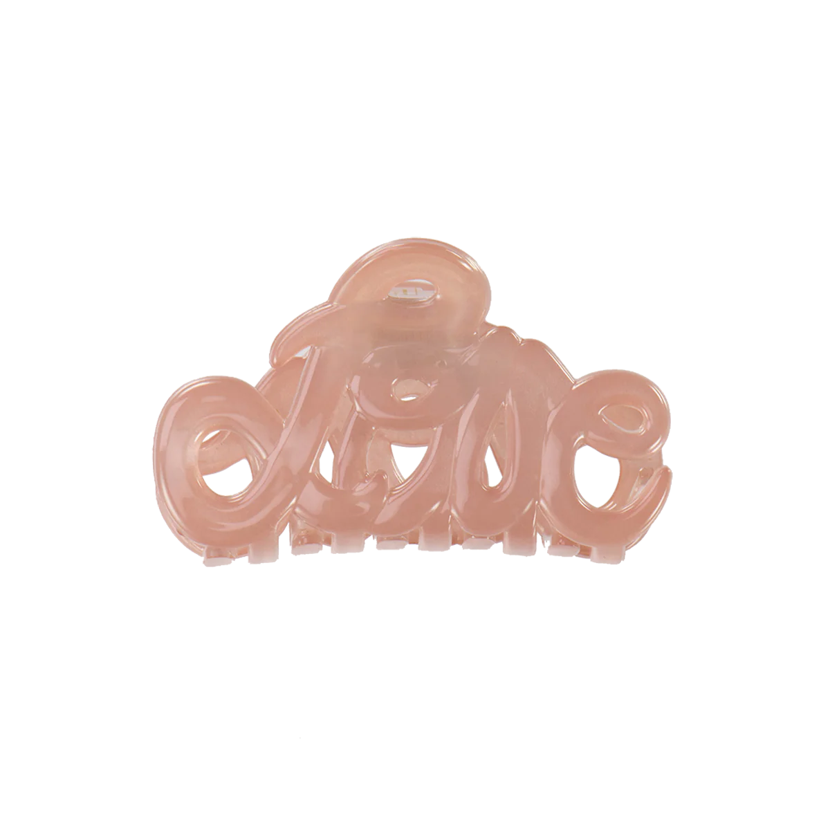 Pince à cheveux LOVE 5cm Rose