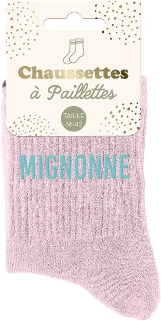 Chaussettes à paillettes MIGNONNE