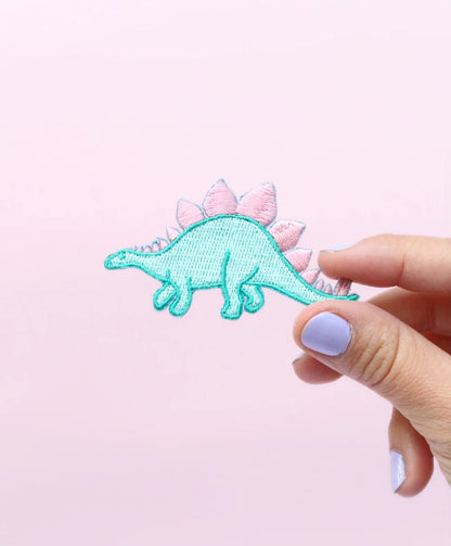 CUTE STEGOSAURUS iron-on patch