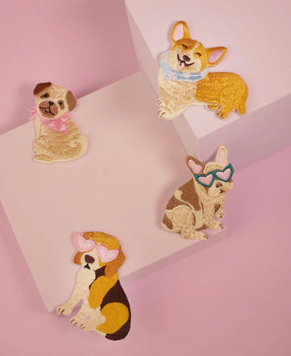 CORGI iron-on patch