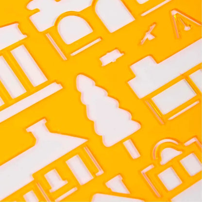 City Drawing Stencil Set
