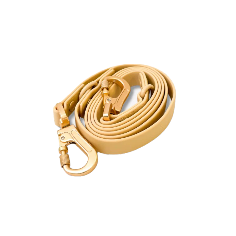 Beige multi-position leash