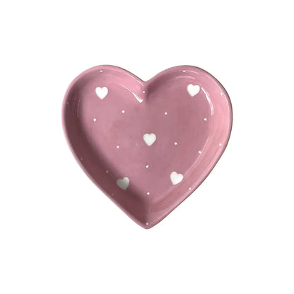 Pink heart empty pocket