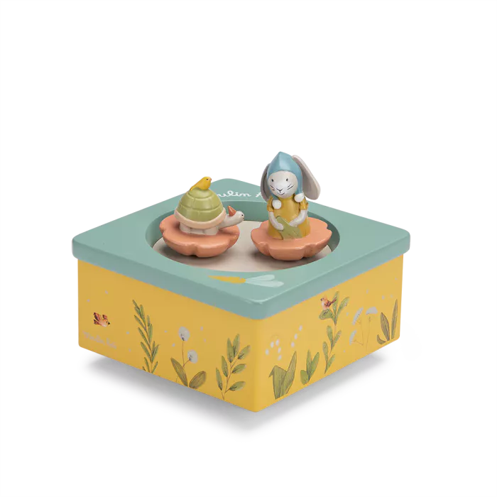 Boîte à musique Trois petits lapins
