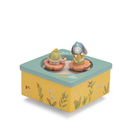 Boîte à musique Trois petits lapins