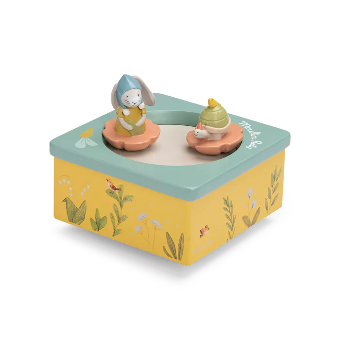 Boîte à musique Trois petits lapins