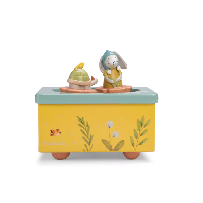 Boîte à musique Trois petits lapins
