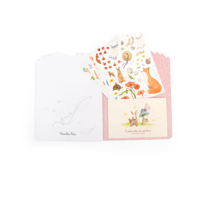 Notebook 230 stickers - Les Rosalies