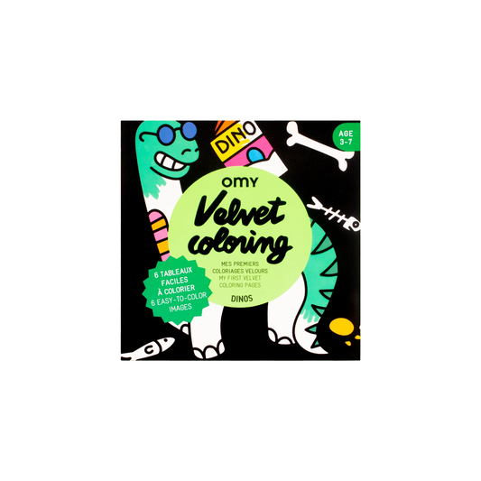Coloriage velours - Dinos