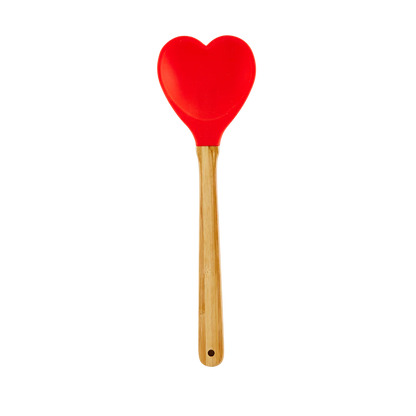 Cœur Silicone Ustensiles de cuisine - Rouge