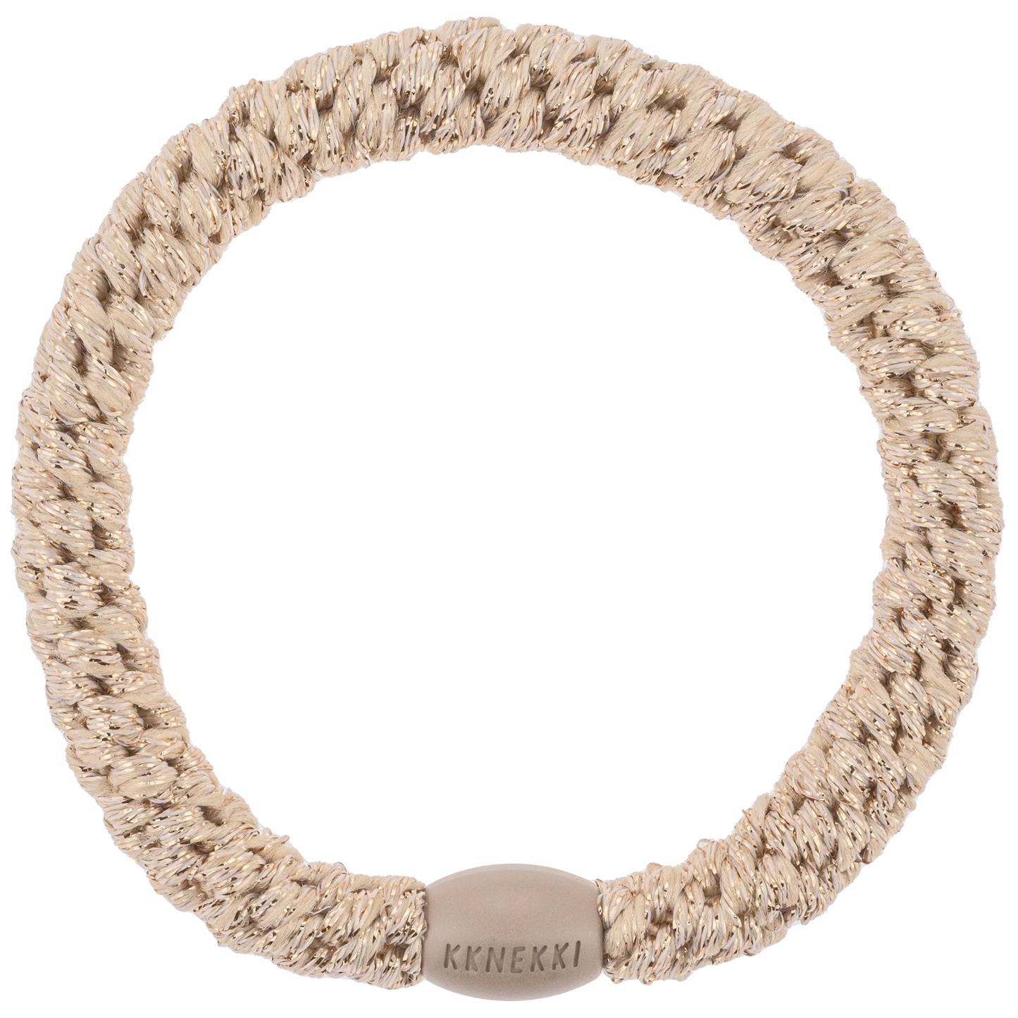 Élastique cheveux Beige Glitter