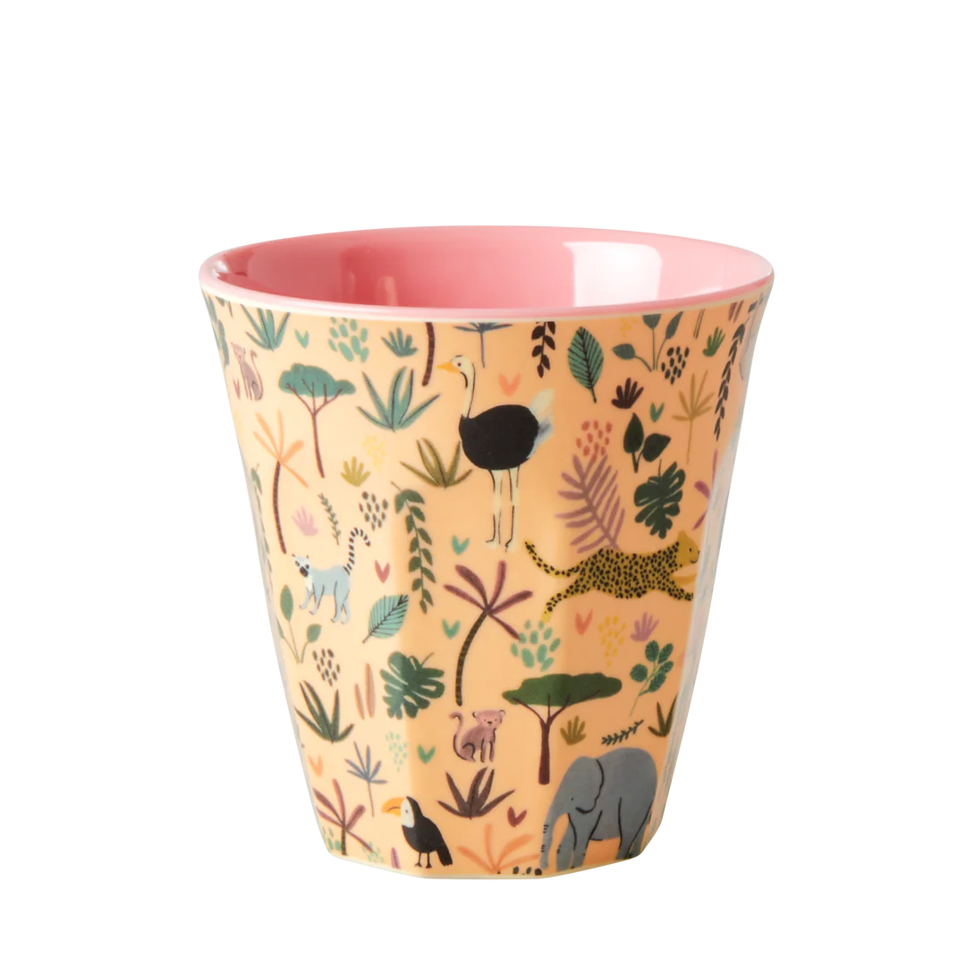 Small Kids Cup - Pink - Funky Prints - Pack of 6