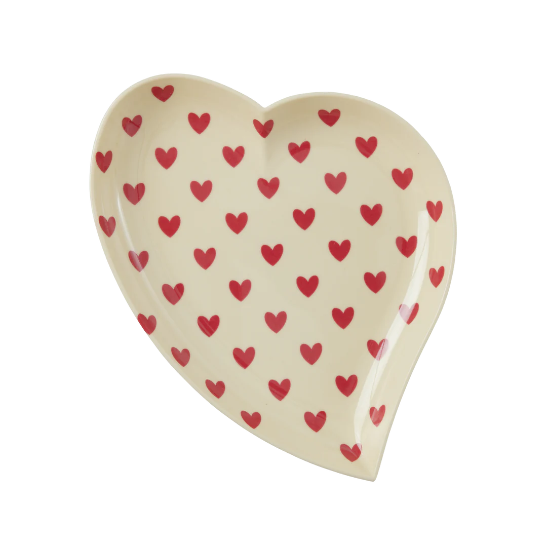 Assiette coeur - Crème - Darling Hearts