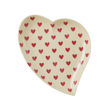 Assiette coeur - Crème - Darling Hearts
