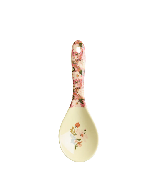 Cuillère à salade - Corail - Allison Flower Print