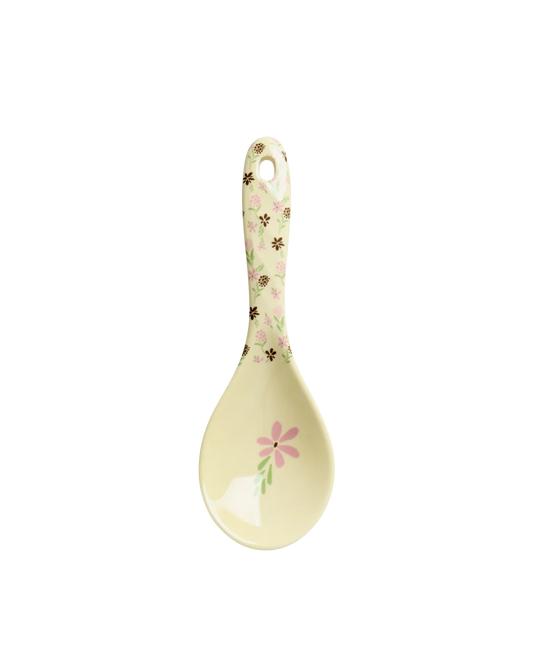 Cuillère à salade - Crème - Hacienda Flower Print