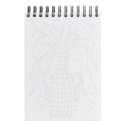 A6 coloring book - Floral #2