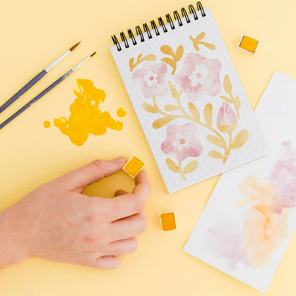 A6 coloring book - Floral #2