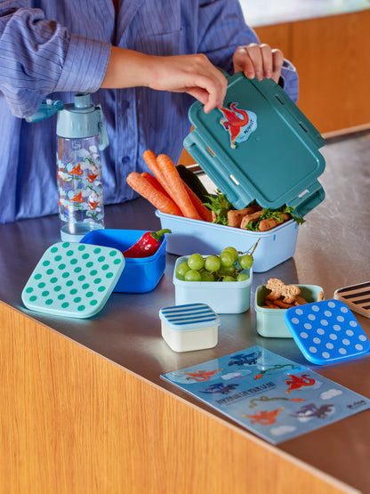 Boîtes alimentaires Carré - Multicolore - Lot de 4