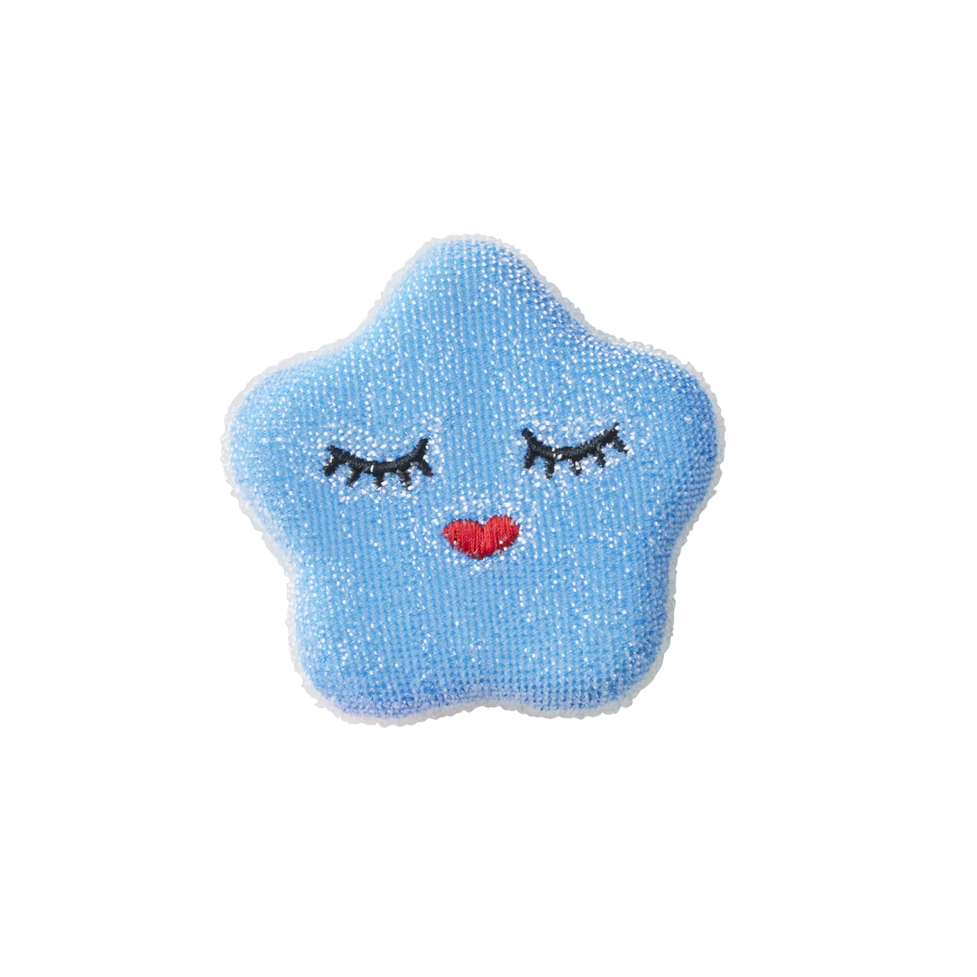 Éponge Étoile Polyester - Bleu