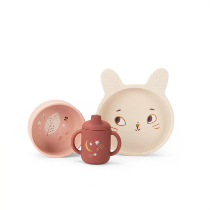 Set Vaisselle Silicone – Collection Après la pluie