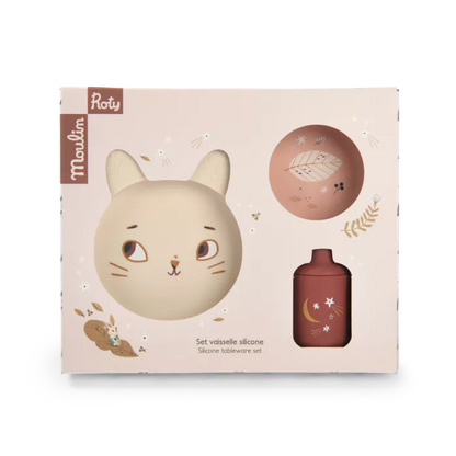Set Vaisselle Silicone – Collection Après la pluie