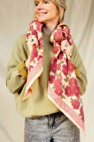 Grand foulard - Latika "Bloom" Macadamia