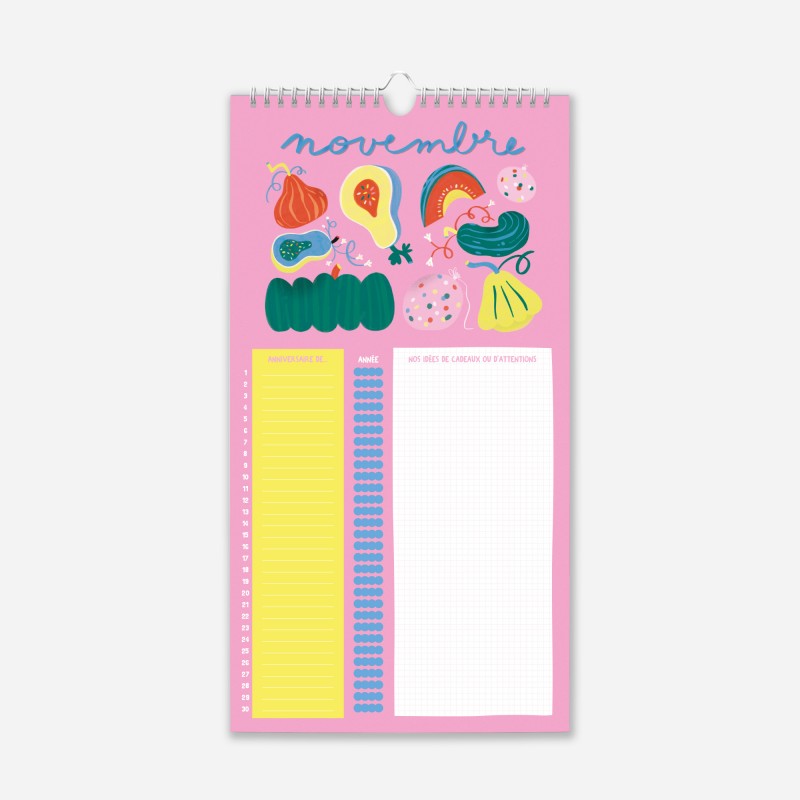 Calendrier d'Anniversaires LOLO