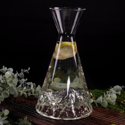 Topographic Water Carafe: Mont Blanc