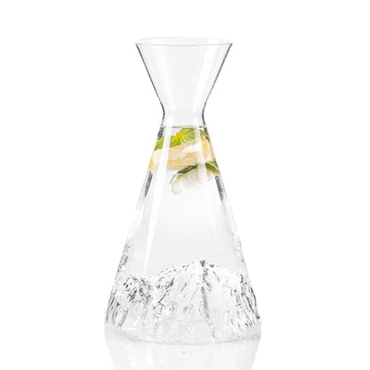 Topographic Water Carafe: Mont Blanc
