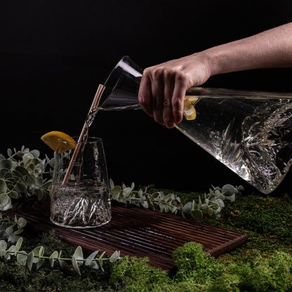 Topographic Water Carafe: Mont Blanc