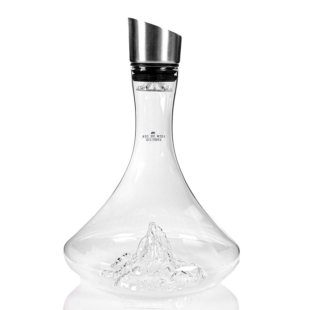 Topographic wine carafe: Pic du Midi d'Ossau