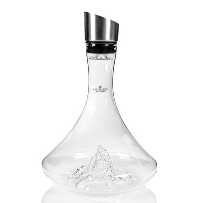 Topographic wine carafe: Pic du Midi d'Ossau