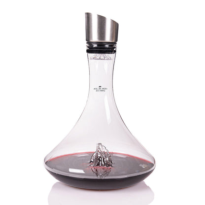 Topographic wine carafe: Pic du Midi d'Ossau
