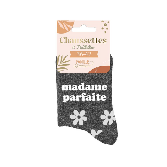 Chaussettes à paillettes MADAME PARFAITE