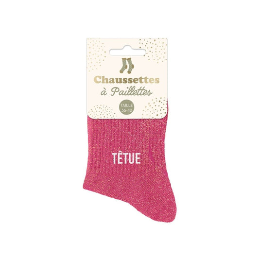 Chaussettes à paillettes TETUE