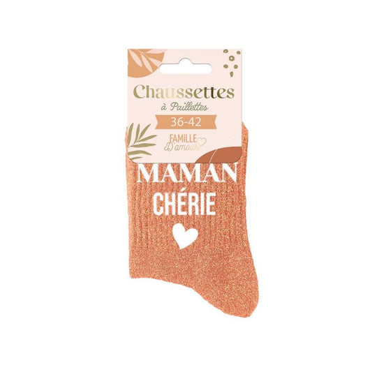 Chaussettes à paillettes MAMAN CHERIE