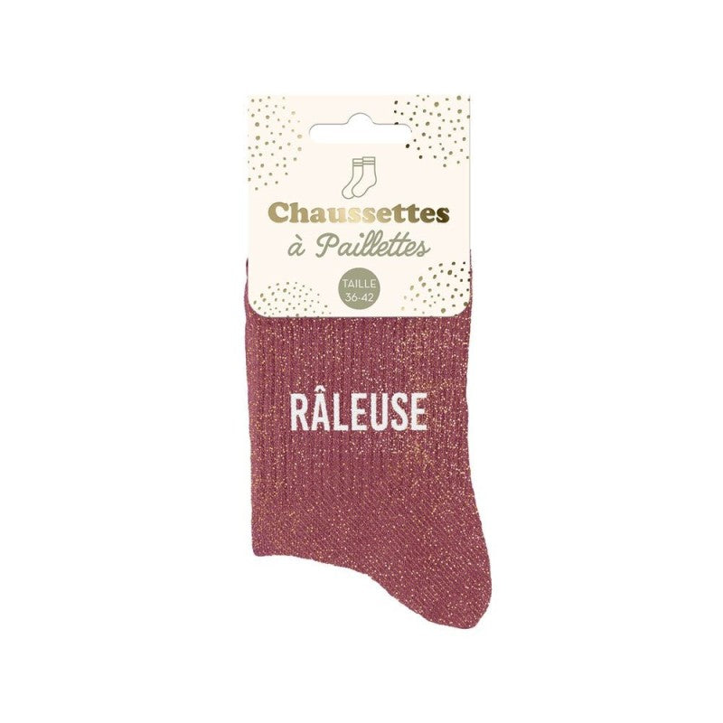 Chaussettes à paillettes RÂLEUSE