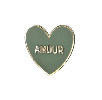 Décoration murale coeur amour vert