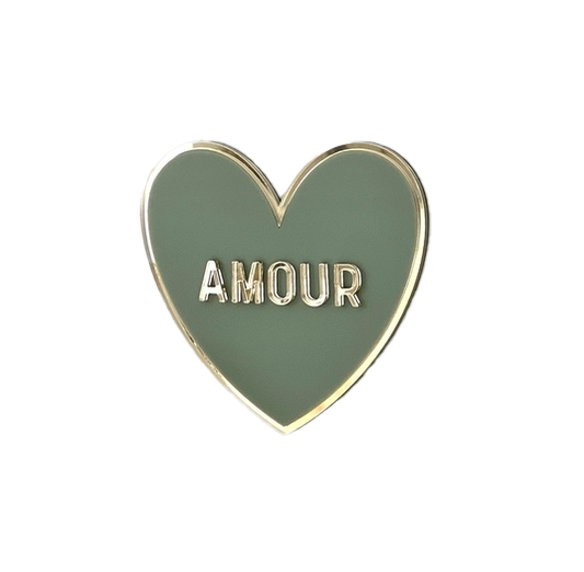 Décoration murale coeur amour vert