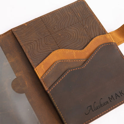 Wood registration card holder