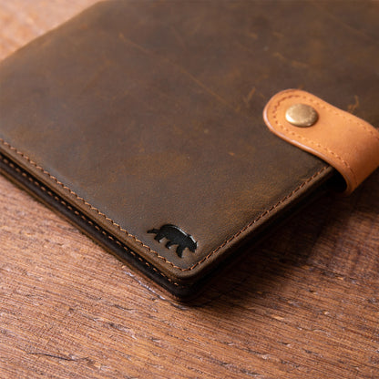 Wood registration card holder